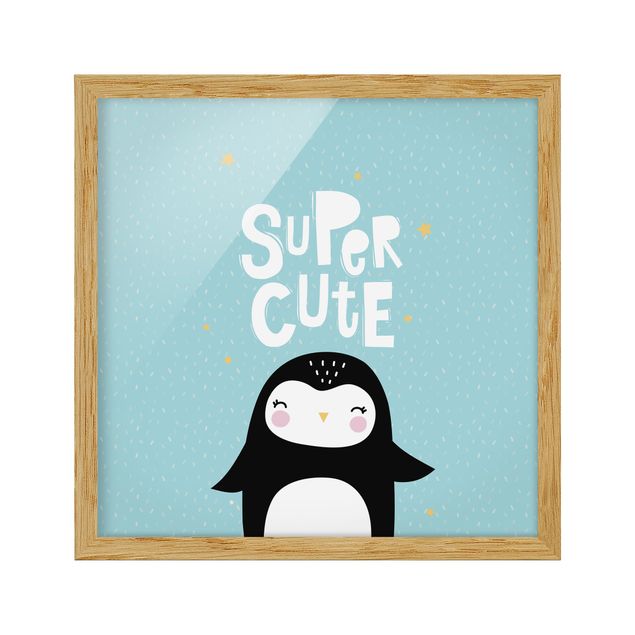 Tavlor ordspråk Super Cute Penguin