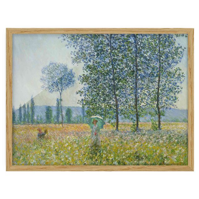 Konstutskrifter Claude Monet - Fields In Spring