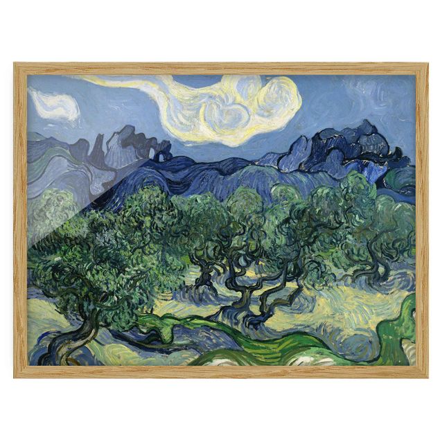 Konststilar Pointillism Vincent Van Gogh - Olive Trees