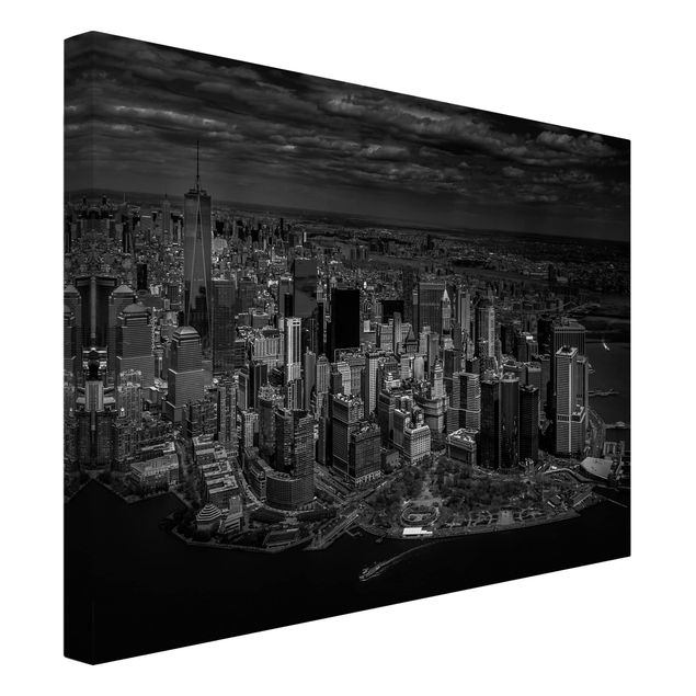 Canvastavlor Arkitektur och Skyline New York - Manhattan From The Air