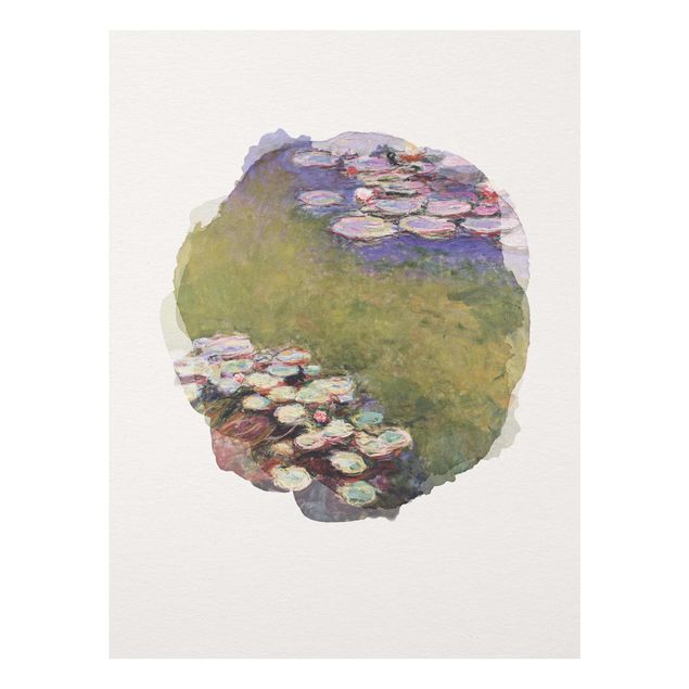Konstutskrifter WaterColours - Claude Monet - Water Lilies