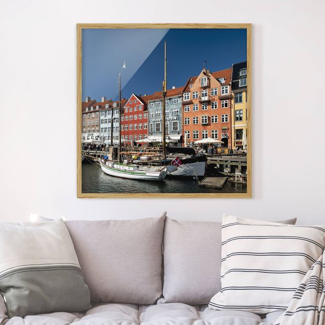 Tavlor arkitektur och skyline Port In Copenhagen