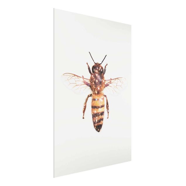 Tavlor modernt Bee With Glitter