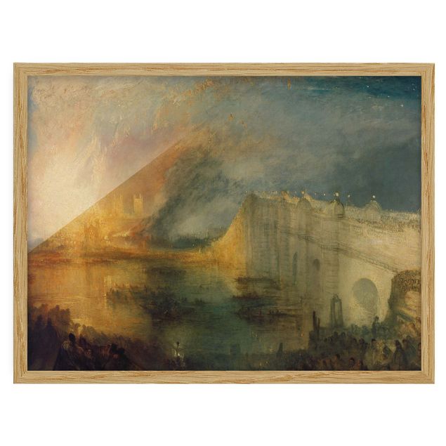 Konstutskrifter William Turner - The Burning Of The Houses Of Lords And Commons