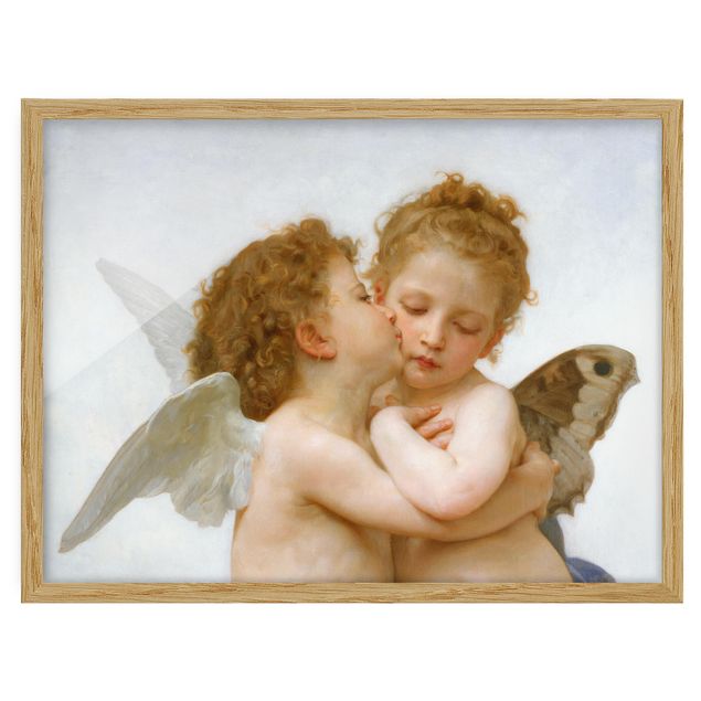 Konststilar William Adolphe Bouguereau - The First Kiss