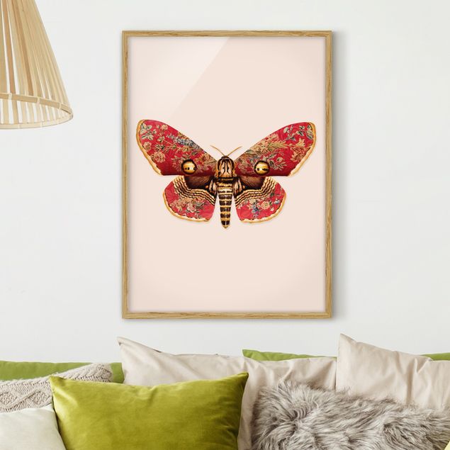 Kök dekoration Vintage Moth