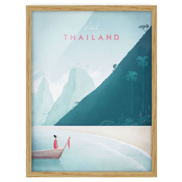 Tavlor landskap Travel Poster - Thailand