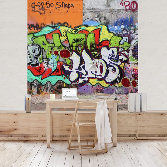 Fototapeter graffiti Graffiti Wall