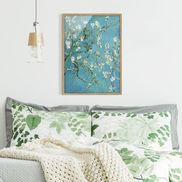 Tavlor med ram konstutskrifter Vincent Van Gogh - Almond Blossoms