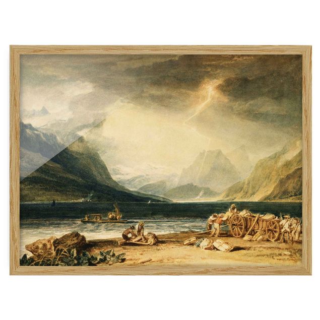 Konstutskrifter William Turner - The Lake of Thun, Switzerland
