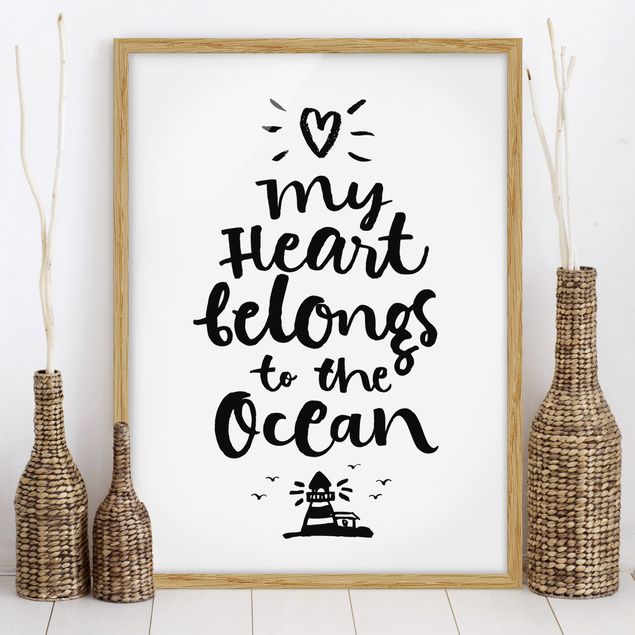 Kök dekoration My Heart Belongs To The Ocean