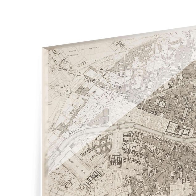 Tavlor Vintage Map Paris