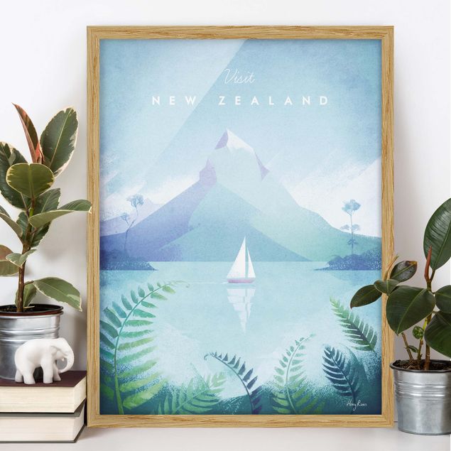 Tavlor Australien Travel Poster - New Zealand