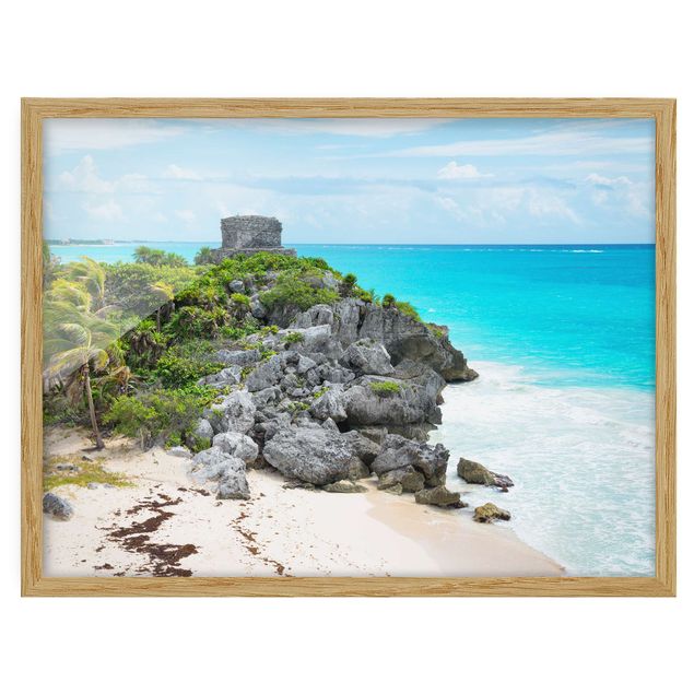 Tavlor stränder Caribbean Coast Tulum Ruins