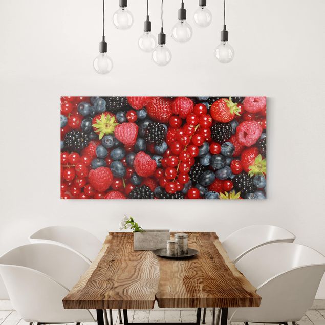 Canvastavlor grönsaker och frukt Fruity Berries