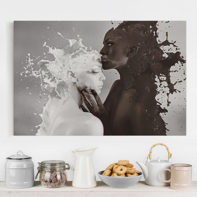 Kök dekoration Milk & Coffee Kiss