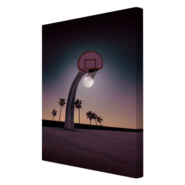 Tavlor Jonas Loose Basketball With Moon