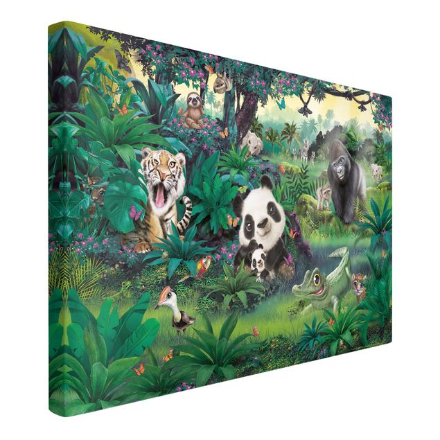 Inredning av barnrum Jungle With Animals