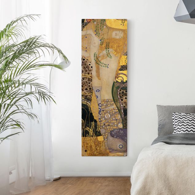 Kök dekoration Gustav Klimt - Water Serpents I