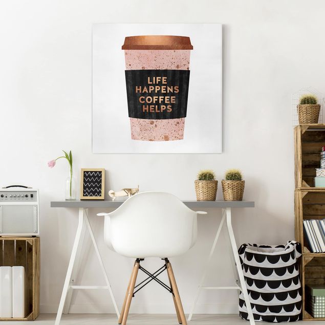 Tavlor kaffe Life Happens Coffee Helps Gold