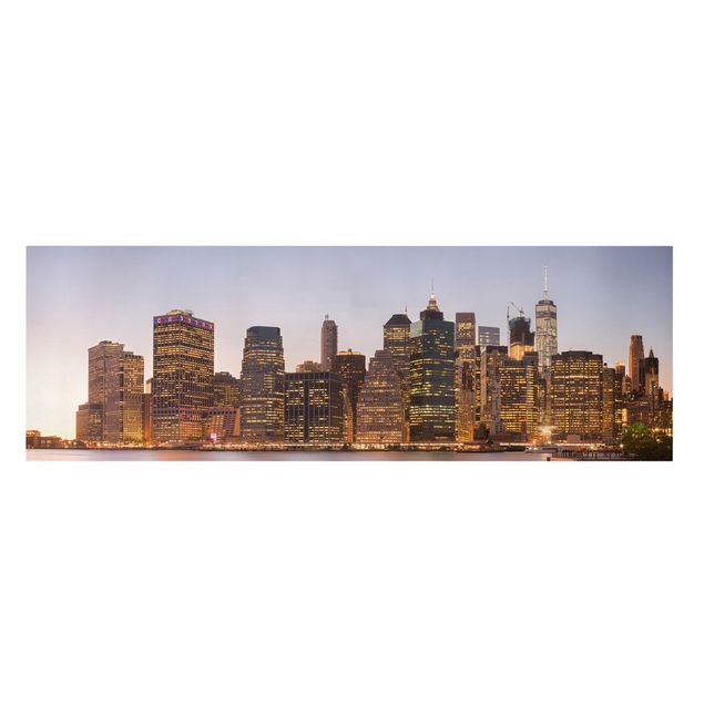 Tavlor arkitektur och skyline View Of Manhattan Skyline