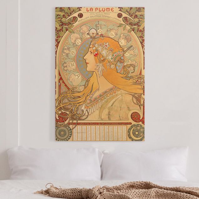 Konststilar Art Deco Alfons Mucha - Zodiac