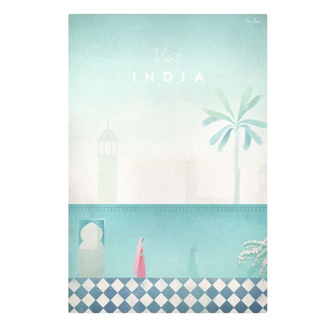 Tavlor arkitektur och skyline Travel Poster - India