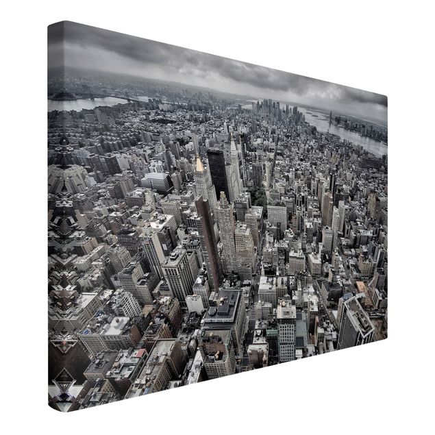 Canvastavlor Arkitektur och Skyline View Over Manhattan