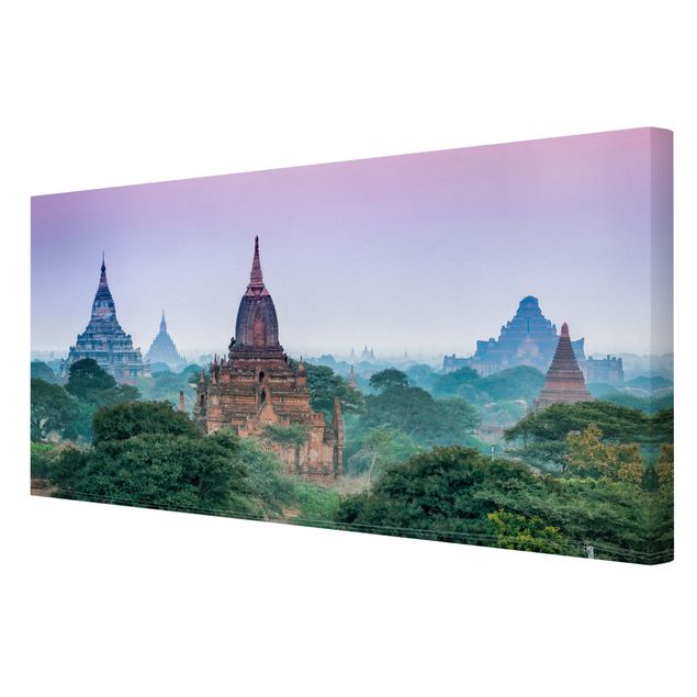 Canvastavlor Arkitektur och Skyline Temple Grounds In Bagan