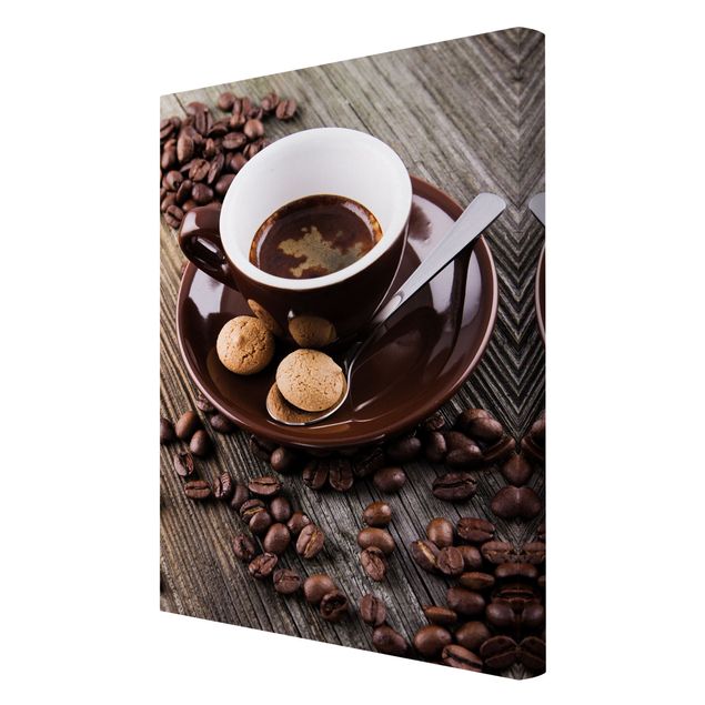 Tavlor brun Coffee Mugs With Coffee Beans