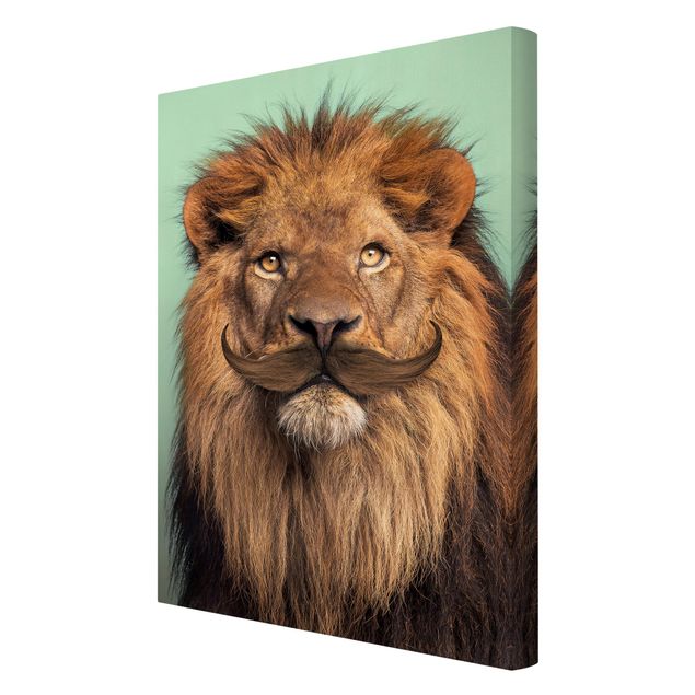 Tavlor konstutskrifter Lion With Beard