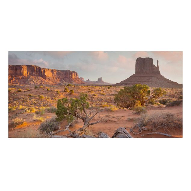 Canvastavlor landskap Monument Valley Navajo Tribal Park Arizona