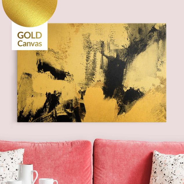 Kök dekoration Golden Collage
