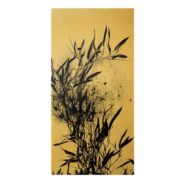 Tavlor landskap Graphical Plant World - Black Bamboo