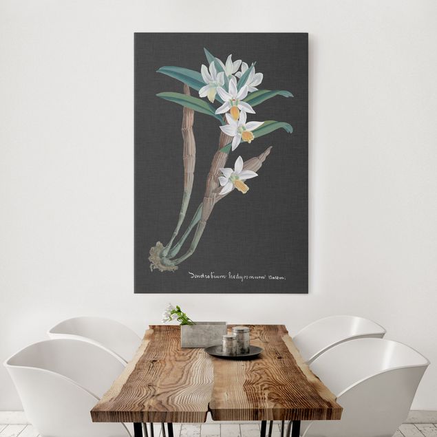 Kök dekoration White Orchid On Linen I