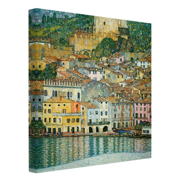 Canvastavlor Italien Gustav Klimt - Malcesine On Lake Garda