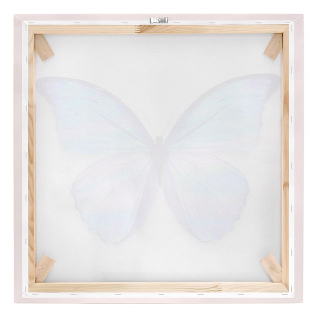 Canvastavlor djur Holographic Butterfly