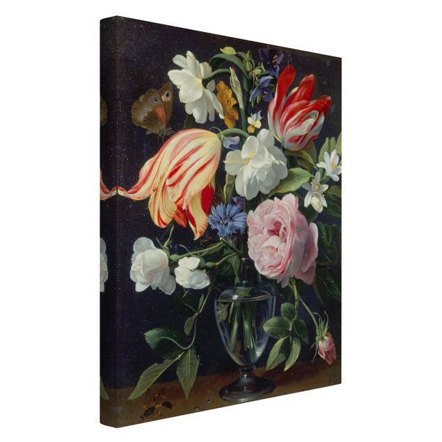 Canvastavlor blommor  Daniel Seghers - Vase With Flowers