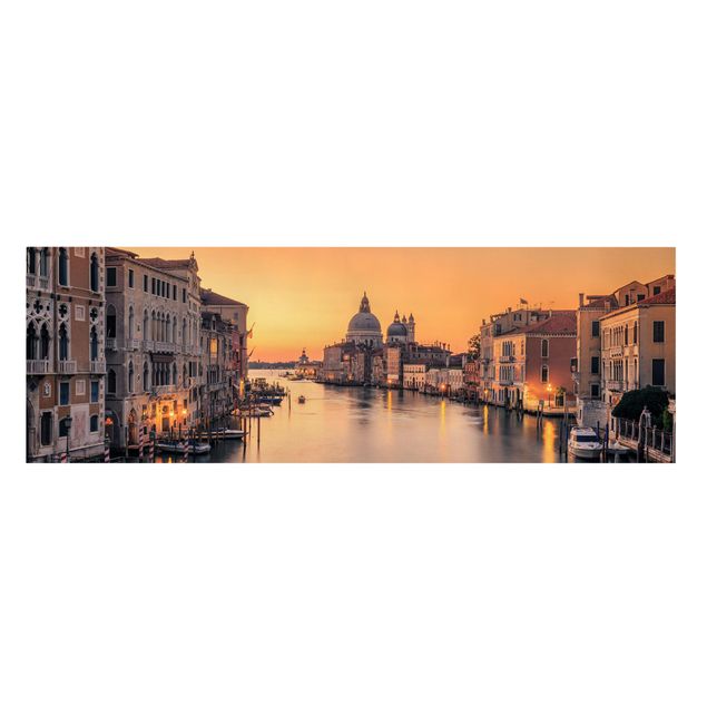 Canvastavlor Arkitektur och Skyline Golden Venice