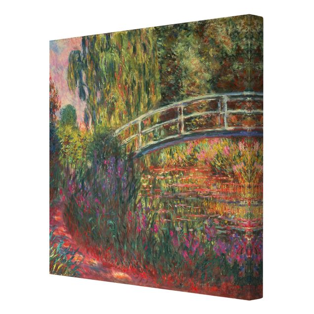 Tavlor landskap Claude Monet - Japanese Bridge In The Garden Of Giverny