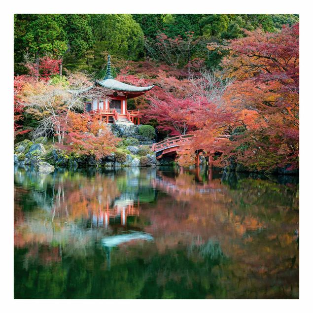Canvastavlor landskap Daigo Ji Temple In The Fall