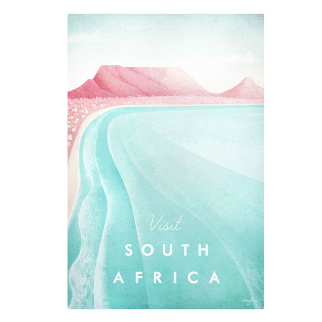 Tavlor stränder Travel Poster - South Africa