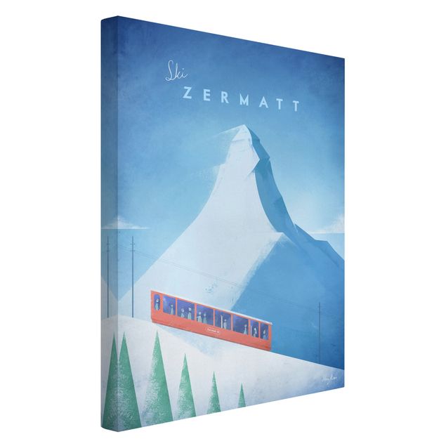 Tavlor bergen Travel Poster - Zermatt