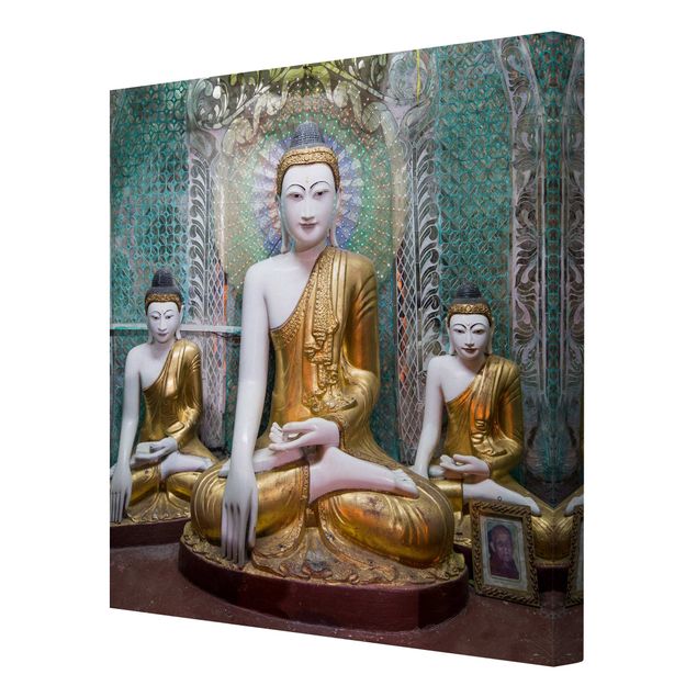 Canvastavlor andlig Buddha Statues