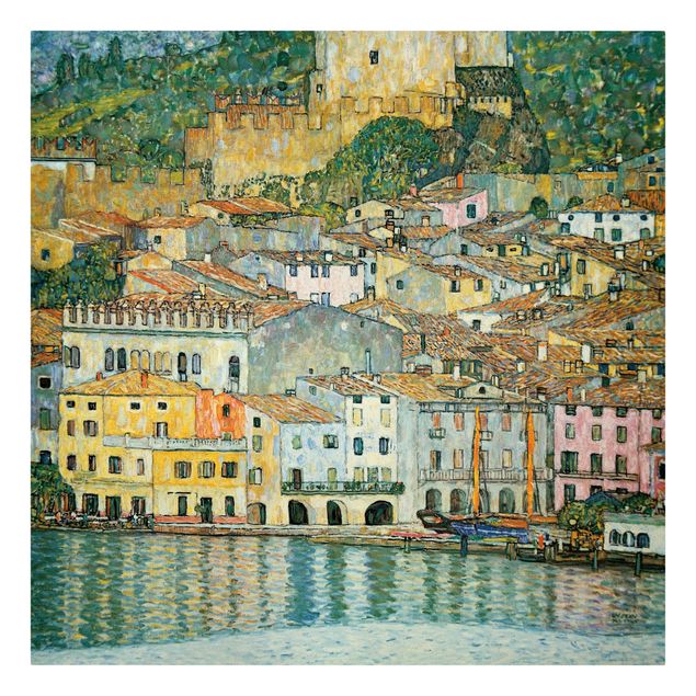 Konstutskrifter Gustav Klimt - Malcesine On Lake Garda
