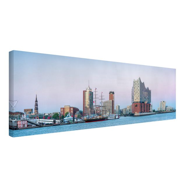 Tavlor arkitektur och skyline Elbphilharmonie Hamburg