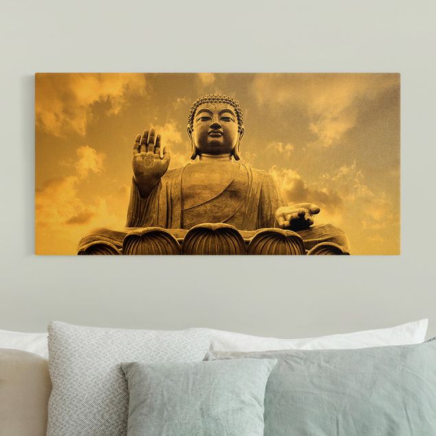 Guld Big Buddha Sepia