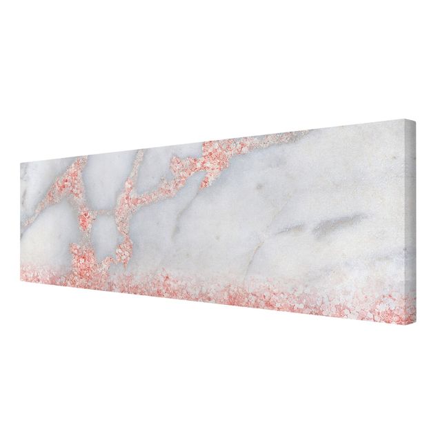 Tavlor grått Marble Look With Pink Confetti