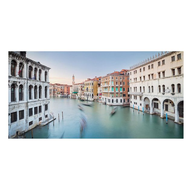 Tavlor modernt Grand Canal View From The Rialto Bridge Venice