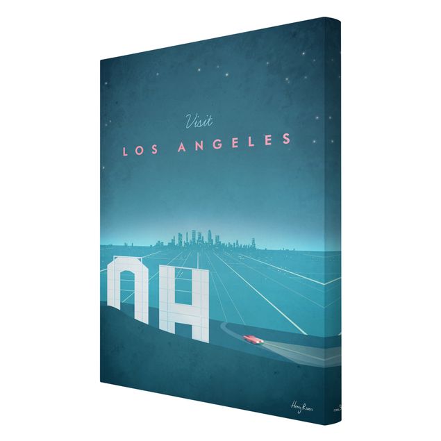 Tavlor Henry Rivers Travel Poster - Los Angeles
